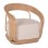 ARMCHAIR DUCHESS RATTAN WITH BIG ECRU CUSHION FK9478 81x59x70 cm.