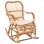 ROCKING RATTAN ARMCHAIR SANTA FE FK9343 WITH SEAT CUSHION 60x103x90Ηcm.