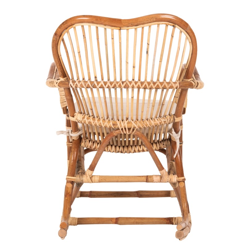 ROCKING RATTAN ARMCHAIR SANTA FE FK9343 WITH SEAT CUSHION 60x103x90Ηcm. ROCKING RATTAN ARMCHAIR SANTA FE FK9343 WITH SEAT CUSHION 60x103x90Ηcm.