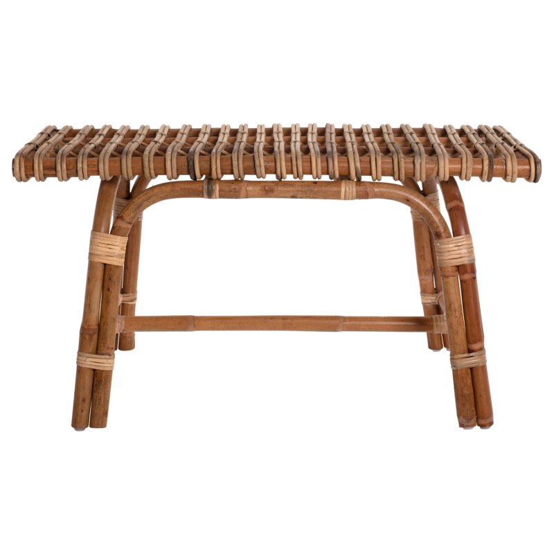 BENCH MADE OF RATTAN NATURAL COLOR 90x42x48Hcm.FK9480 BENCH MADE OF RATTAN NATURAL COLOR 90x42x48Hcm.FK9480