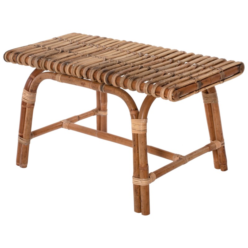 BENCH MADE OF RATTAN NATURAL COLOR 90x42x48Hcm.FK9480 BENCH MADE OF RATTAN NATURAL COLOR 90x42x48Hcm.FK9480