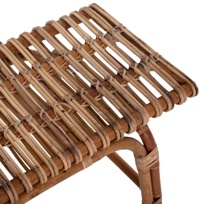 BENCH MADE OF RATTAN NATURAL COLOR 90x42x48Hcm.FK9480 BENCH MADE OF RATTAN NATURAL COLOR 90x42x48Hcm.FK9480