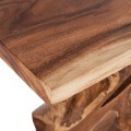 CONSOLE FK9357 SOLID TEAK NATURAL 150X40X80H CONSOLE FK9357 SOLID TEAK NATURAL 150X40X80H