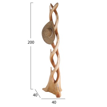 COAT-STAND FK9365 SOLID SUAR NATURAL COLOR 40X40X200 COAT-STAND FK9365 SOLID SUAR NATURAL COLOR 40X40X200