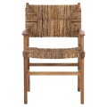 ARMCHAIR PROFESSIONAL SOL ΗΜ9400.11 SOLID TEAK WOOD AND RUSH-MATT 57.5x59x87H cm. ARMCHAIR PROFESSIONAL SOL ΗΜ9400.11 SOLID TEAK WOOD AND RUSH-MATT 57.5x59x87H cm.