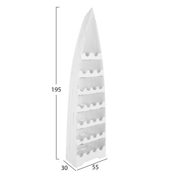 BOTTLE RACK VERTICAL 25 PLACES BOAT SHAPE MAHOGANY WOOD FK9494 55x30x195H cm. BOTTLE RACK VERTICAL 25 PLACES BOAT SHAPE MAHOGANY WOOD FK9494 55x30x195H cm.