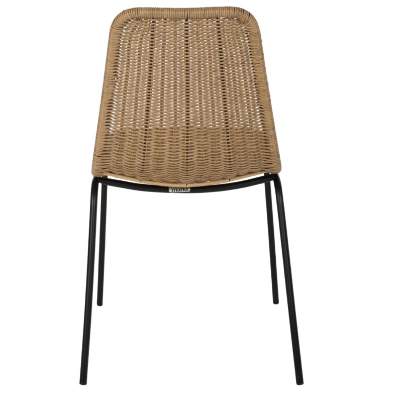 CHAIR PROFESSIONAL FK5867.01 METAL BLACK WITH RATTAN NATURAL 43.5x63x82Hcm. CHAIR PROFESSIONAL FK5867.01 METAL BLACK WITH RATTAN NATURAL 43.5x63x82Hcm.