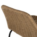 CHAIR PROFESSIONAL FK5867.01 METAL BLACK WITH RATTAN NATURAL 43.5x63x82Hcm. CHAIR PROFESSIONAL FK5867.01 METAL BLACK WITH RATTAN NATURAL 43.5x63x82Hcm.