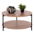 LIVING ROOM TABLE MATTEO 2 LEVELS ROUND FK8753.11 Φ75x40,5Hcm.
