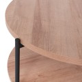 LIVING ROOM TABLE MATTEO 2 LEVELS ROUND FK8753.11 Φ75x40,5Hcm.
