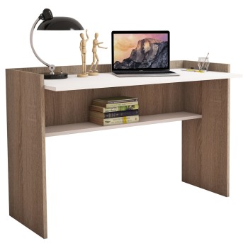 DESK MELAMINE SONOMA WHITE 118x58x80Hcm.FK9227.12
