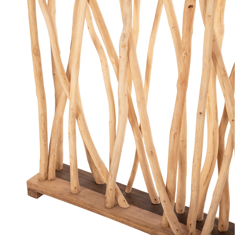ROOM DIVIDER FK9521 SOLID TEAK BRANCHES IN NATURAL COLOR 120Χ20Χ180Hcm. ROOM DIVIDER FK9521 SOLID TEAK BRANCHES IN NATURAL COLOR 120Χ20Χ180Hcm.