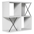 WALL SHELF FK9520.03 MELAMINE IN WHITE COLOR 60x24x60Hcm. WALL SHELF FK9520.03 MELAMINE IN WHITE COLOR 60x24x60Hcm.