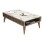 COFFEE TABLE FK9505.03 MELAMINE IN WALNUT-WHITE MARBLE-LOOK TOP 105x60x34.6Hcm.