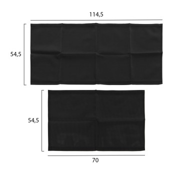 REPLACEMENT TEXTILENE FABRIC FK5887.01 FOR AIGAIO SUNBEDS IN BLACK COLOR REPLACEMENT TEXTILENE FABRIC FK5887.01 FOR AIGAIO SUNBEDS IN BLACK COLOR