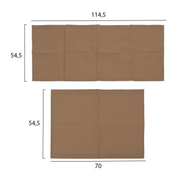 REPLACEMENT TEXTILENE FABRIC FK5887.04 FOR AIGAIO SUNBEDS IN MOCHA COLOR REPLACEMENT TEXTILENE FABRIC FK5887.04 FOR AIGAIO SUNBEDS IN MOCHA COLOR
