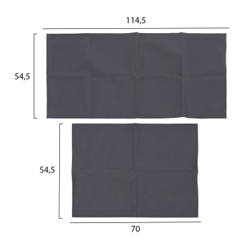 REPLACEMENT TEXTILENE FABRIC FK5887.30 FOR AIGAIO SUNBEDS IN GREY COLOR REPLACEMENT TEXTILENE FABRIC FK5887.30 FOR AIGAIO SUNBEDS IN GREY COLOR