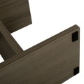 SIDE TABLE WITH STORAGE SPACES FK8881.12 MELAMINE IN OLIVE GREY COLOR 50x17x56Hcm. SIDE TABLE WITH STORAGE SPACES FK8881.12 MELAMINE IN OLIVE GREY COLOR 50x17x56Hcm.