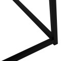 COFFEE TABLE SAFFRON FK8975.13 MELAMINE BLACK MARBLE LOOK 95Χ55Χ43Hcm.