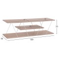 TV STAND TARS FK8922.14 MELAMINE SONOMA WHITE 120x32x33Hcm. TV STAND TARS FK8922.14 MELAMINE SONOMA WHITE 120x32x33Hcm.