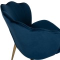 CHAIR AVIE FK8737.08 METALLIC WITH BLUE VELVET AND GOLDEN LEGS 48x48x85Ηcm. CHAIR AVIE FK8737.08 METALLIC WITH BLUE VELVET AND GOLDEN LEGS 48x48x85Ηcm.