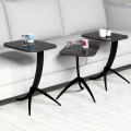 SIDE TABLES 3PCS FK9508.02 MELAMINE BLACK MARBLE LOOK-BLACK METAL LEGS 35x45x60Hcm. SIDE TABLES 3PCS FK9508.02 MELAMINE BLACK MARBLE LOOK-BLACK METAL LEGS 35x45x60Hcm.