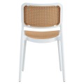 CHAIR POLYPROPYLENE MEKO FK5934.01 WHITE AND BEIGE 51x52x80Hcm. CHAIR POLYPROPYLENE MEKO FK5934.01 WHITE AND BEIGE 51x52x80Hcm.