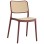 CHAIR POLYPROPYLENE MEKO FK5934.05 MAROON AND BEIGE 51x52x80Hcm.
