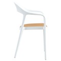 ARMCHAIR POLYPROPYLENE CLEO FK5935.01 WHITE-BEIGE 57x53x81Hcm. ARMCHAIR POLYPROPYLENE CLEO FK5935.01 WHITE-BEIGE 57x53x81Hcm.
