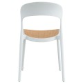 CHAIR POLYPROPYLENE CLEO FK5936.01 WHITE-BEIGE 41x53x81Hcm. CHAIR POLYPROPYLENE CLEO FK5936.01 WHITE-BEIGE 41x53x81Hcm.