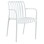 ARMCHAIR POLYPROPYLENE TIPPY FK5940.01 WHITE 55x55x81Hcm.
