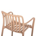 POLYPROPYLENE ARMCHAIR TIPPY FK5940.03 CAPPUCCINO 55x55x81Hcm. POLYPROPYLENE ARMCHAIR TIPPY FK5940.03 CAPPUCCINO 55x55x81Hcm.