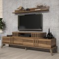 TV COMBO FURNITURE FK9515.02 MELAMINE IN WALNUT COLOR 168x39x51.6Hcm TV COMBO FURNITURE FK9515.02 MELAMINE IN WALNUT COLOR 168x39x51.6Hcm