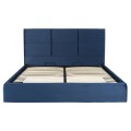 BED BRILEY FK583.08 BLUE VELVET WITH STORAGE SPACE 160X200cm. BED BRILEY FK583.08 BLUE VELVET WITH STORAGE SPACE 160X200cm.