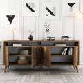 LIVING ROOM COMPOSITION FK11845.01 3PCS WALNUT-WHITE LIVING ROOM COMPOSITION FK11845.01 3PCS WALNUT-WHITE