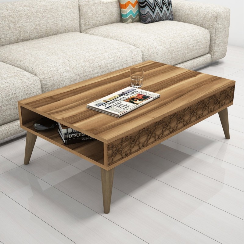 LIVING ROOM COMPOSITION FK11850.01 2PCS MELAMINE IN WALNUT LIVING ROOM COMPOSITION FK11850.01 2PCS MELAMINE IN WALNUT