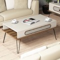 LIVING ROOM COMPOSITION FK11851.01 2PCS MELAMINE IN CREAM-WALNUT LIVING ROOM COMPOSITION FK11851.01 2PCS MELAMINE IN CREAM-WALNUT