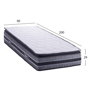 FB9663.90-200 DREAMTOPIA MATTRESS, SERIES CELESTIAL, MINI-BONNELL, 90x200x29Η. FB9663.90-200 DREAMTOPIA MATTRESS, SERIES CELESTIAL, MINI-BONNELL, 90x200x29Η.