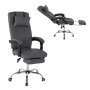 EXECUTIVE OFFICE CHAIR FK1057.20 GREY WITH FOLDING FOOTREST 58x71x128Hcm.