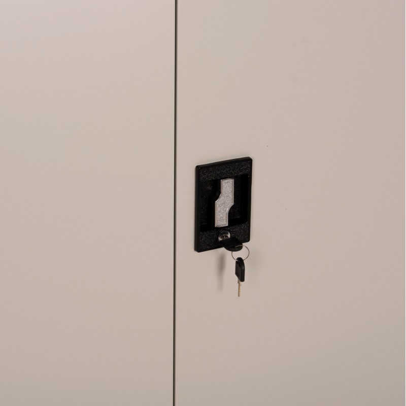 WARDROBE METALLIC DURON FK5959.11 2-LEAF WITH 5 STORAGE SPACES LIGHT GREY 90Χ40Χ180Hcm. WARDROBE METALLIC DURON FK5959.11 2-LEAF WITH 5 STORAGE SPACES LIGHT GREY 90Χ40Χ180Hcm.