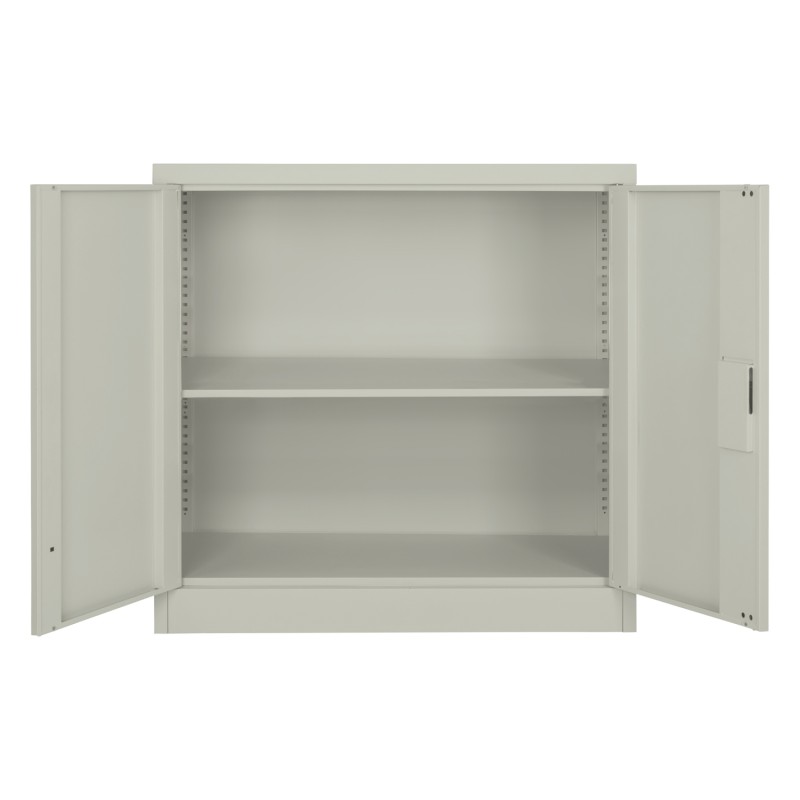 WARDROBE METAL FK5960.11 WITH 3 STORAGE SPACES LIGHT GREY 90Χ40Χ90Hcm. WARDROBE METAL FK5960.11 WITH 3 STORAGE SPACES LIGHT GREY 90Χ40Χ90Hcm.