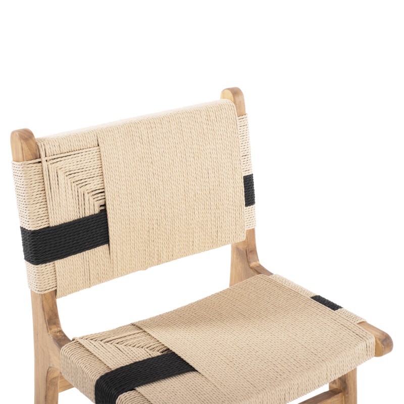 BARSTOOL MEDIUM-HEIGHT FK9325.01 RUBBERWOOD & ROPE- NATURAL RUSTIC COLOR 45x46x95Hcm. BARSTOOL MEDIUM-HEIGHT FK9325.01 RUBBERWOOD & ROPE- NATURAL RUSTIC COLOR 45x46x95Hcm.