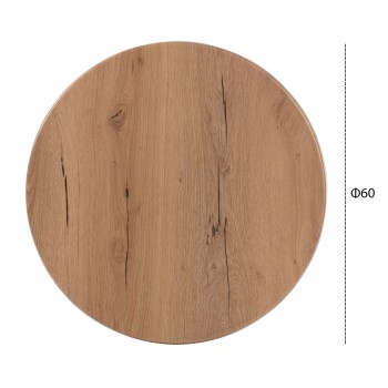 TABLETOP ROUND FK5227.14 WERZALIT 4680 Φ60 IN NATURAL WOOD COLOR TABLETOP ROUND FK5227.14 WERZALIT 4680 Φ60 IN NATURAL WOOD COLOR