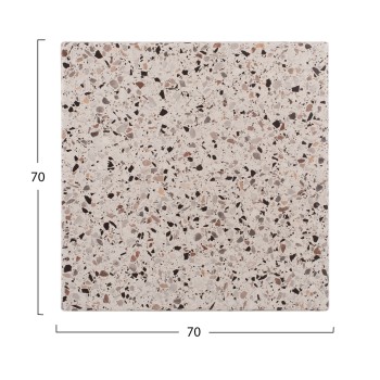 TABLETOP SQUARE FK5230.16 WERZALIT 70X70cm. TERRAZZO 5766 TABLETOP SQUARE FK5230.16 WERZALIT 70X70cm. TERRAZZO 5766