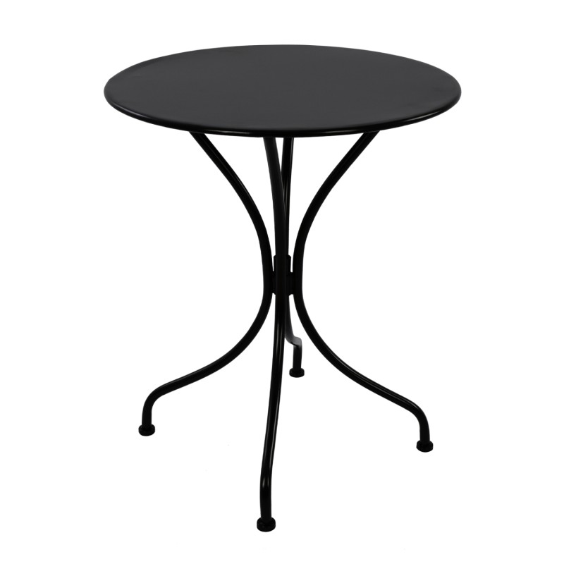 TABLE METALLIC ROUND FK5104.14 BLACK Φ60x72Hcm. TABLE METALLIC ROUND FK5104.14 BLACK Φ60x72Hcm.