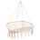 HANGING NEST FK5769 2-SEATER MACRAME ROPE IN BEIGE COLOR 130x67x120-140Hcm.