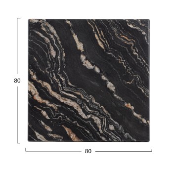 TABLETOP SQUARE FK5231.15 WERZALIT 80X80cm. BLACK GOLD MARBLE 5787 TABLETOP SQUARE FK5231.15 WERZALIT 80X80cm. BLACK GOLD MARBLE 5787