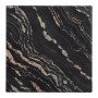 TABLETOP SQUARE FK5231.15 WERZALIT 80X80cm. BLACK GOLD MARBLE 5787
