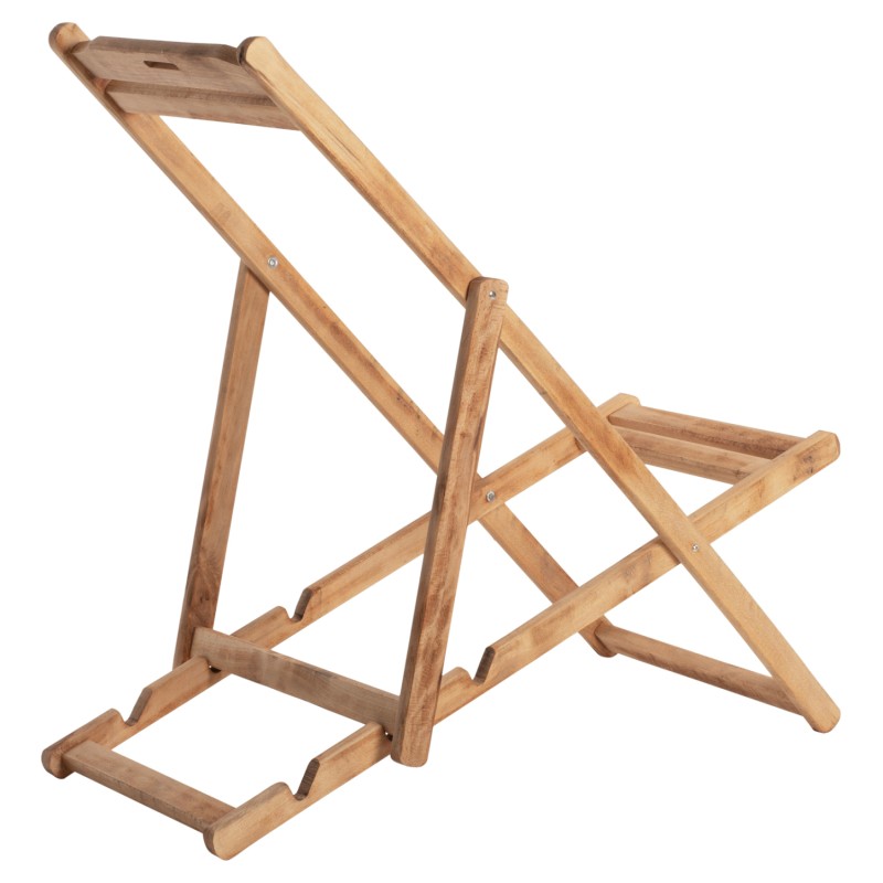 BEACH CHAIR FK5798.02 NO ARMS SOLID BEECH WOOD NATURAL COLOR IMPREGNATED BEACH CHAIR FK5798.02 NO ARMS SOLID BEECH WOOD NATURAL COLOR IMPREGNATED