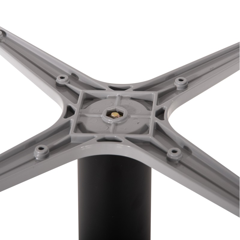 BASE FOR TABLE FK475.01 ALUMINUM MATTE BLACK-46x46cm CROSS 46Χ46Χ72Hcm. BASE FOR TABLE FK475.01 ALUMINUM MATTE BLACK-46x46cm CROSS 46Χ46Χ72Hcm.